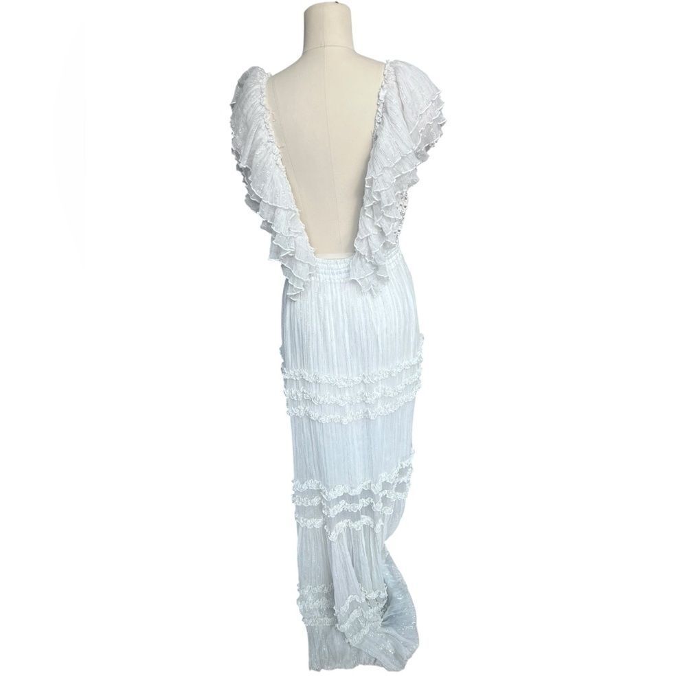 Free People Ivory Lace Maxi Dress - Picture 4 of 10